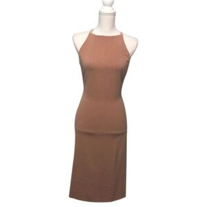 Narciso Rodriguez leather strappy dress